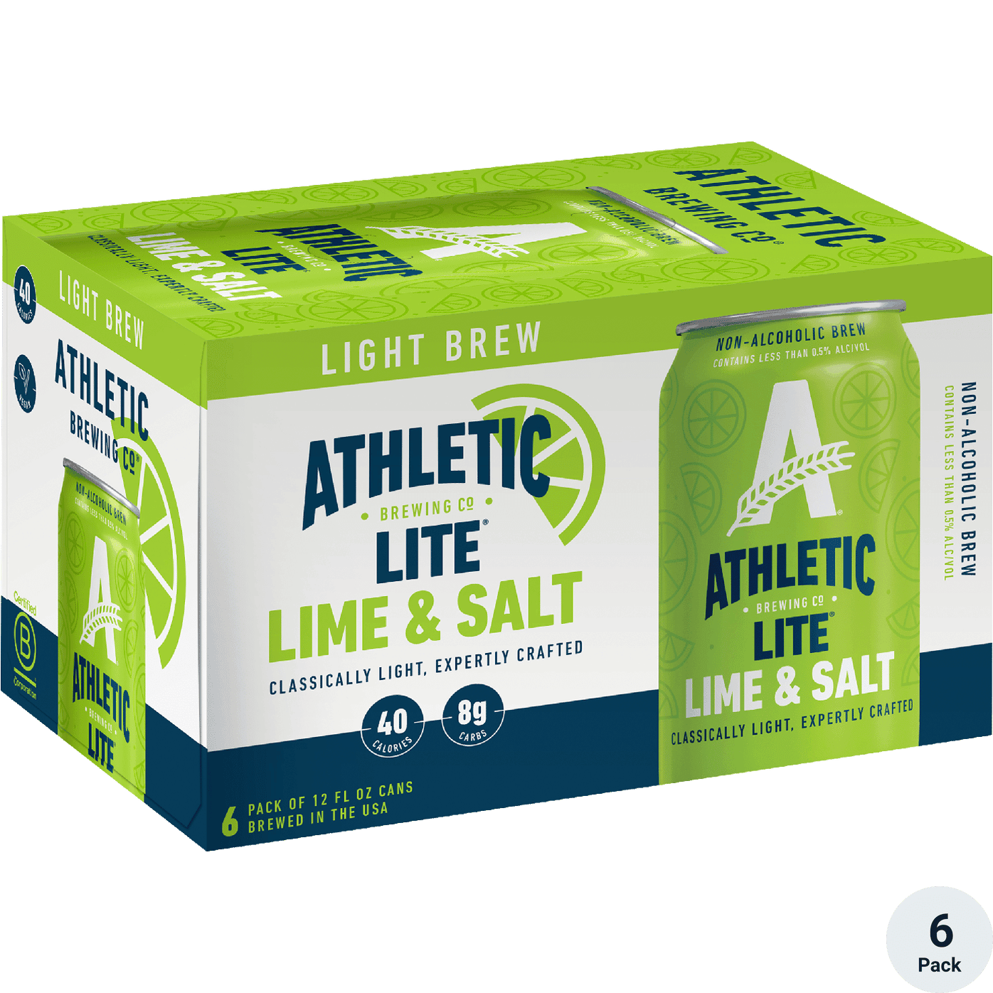 ATHLETIC LIME&SALT 6PK