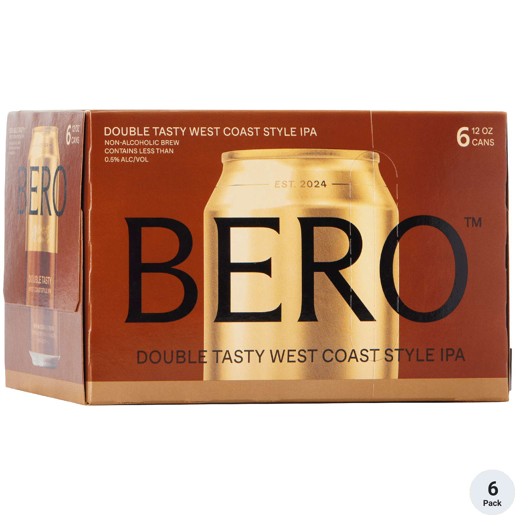 BERO DOUBLE TASTY WEST COAST IPA N/A 6PK