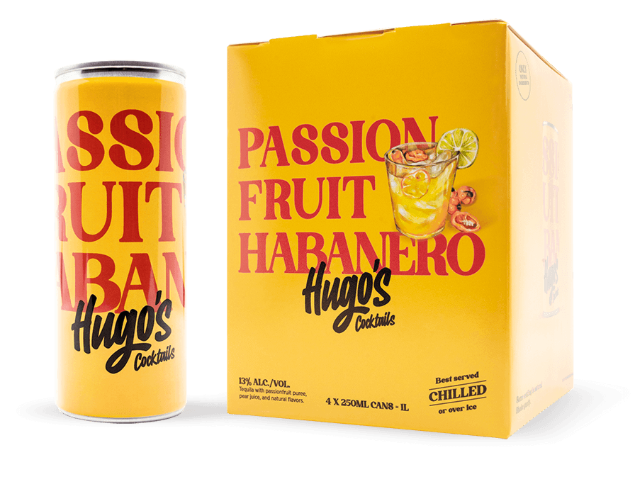 HUGO PASSIONFRUIT HABANERO MARGARITA 4PK