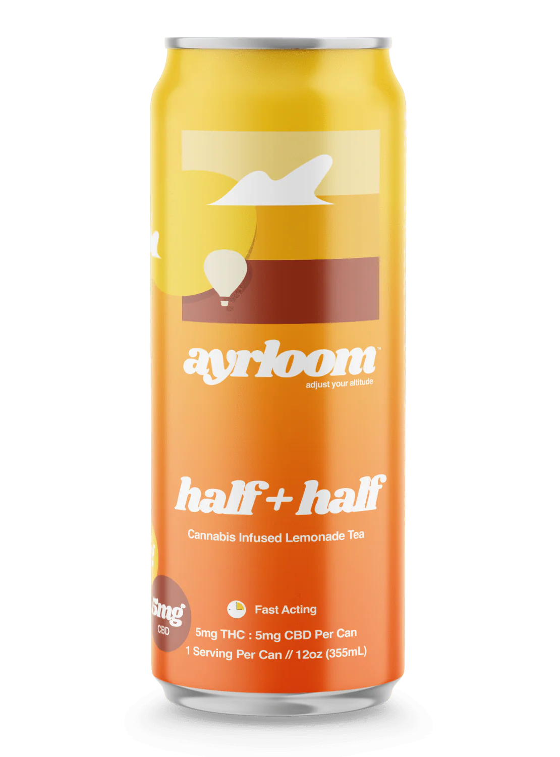 AYRLOOM HALF&HALF 5MG THC 4PK