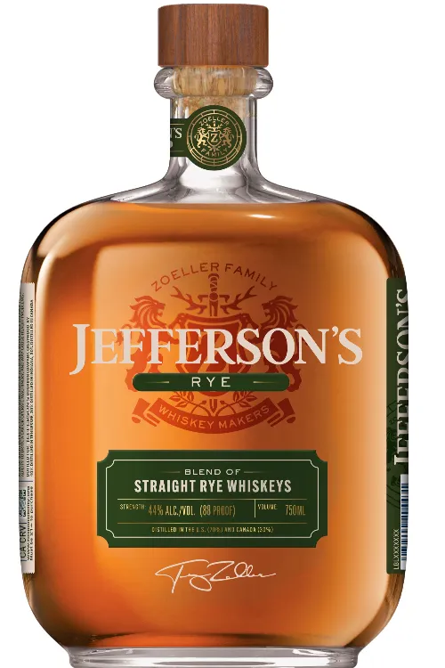 JEFFERSON RYE BOURBON 750