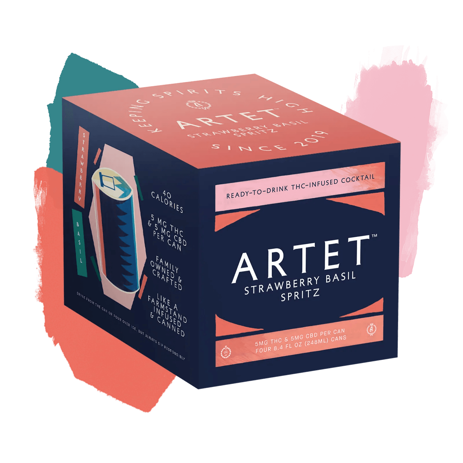 ARTET STRAWBERRY BASIL 10MG 4PK
