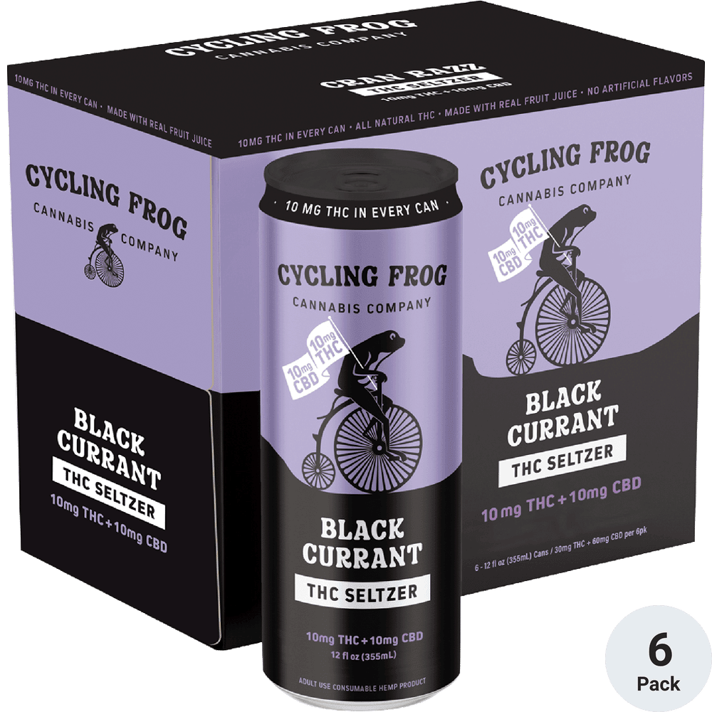 CYCLING FROG BLACK CURRANT 10MG 6PK