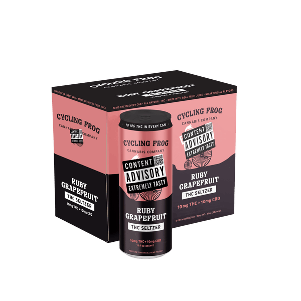 CYCLING FROG RUBY GRAPEFRUIT 10MG 6PK